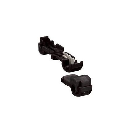 INSTALL BAY The Install Bay by Metra BKTT 22/26-Gauge T-Tap  Black 100-Pack BKTT